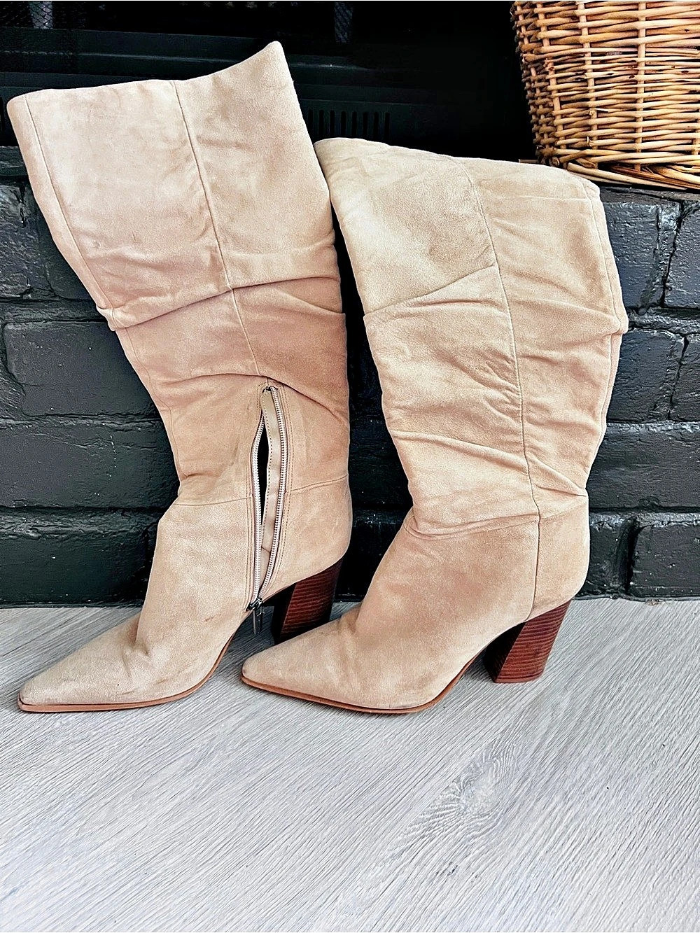 Vince Camuto Knee High Boot beige
